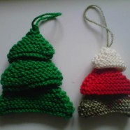 Knitted Christmas Trees