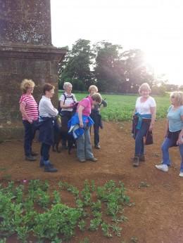 WI Members enjoying our circular walk to Wroxton in May