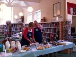 our WI tea and cake to enjoy after a busy morning