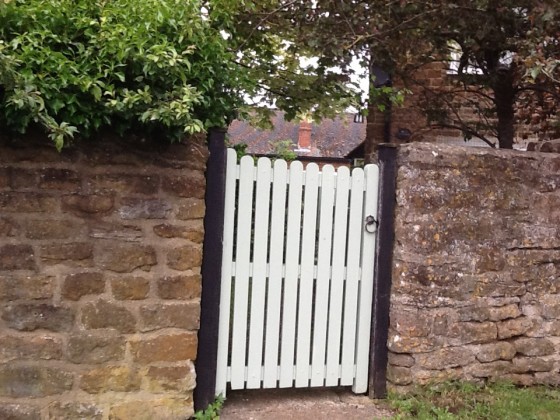 the green garden gate....