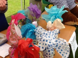 Our wrapped and filled "Lucky Jars"