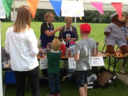 our Adderbury & District "Lucky Jar Tombola" stall...