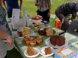 Yummy cakes on the Refreshment Stall ..their chocolate cake was sooo good!