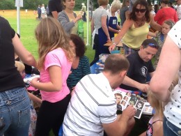 busy face-painting sessions...