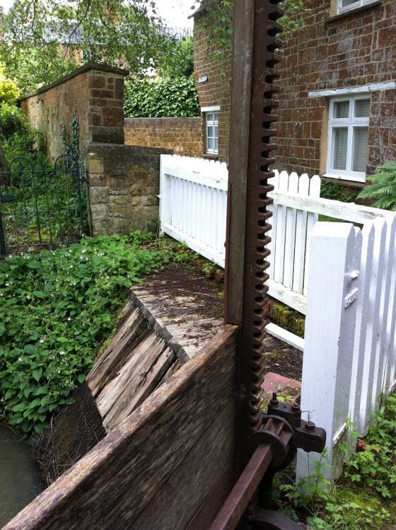and a white picket fence...