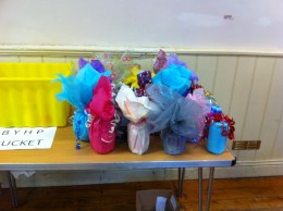 Our wrapped & filled jam jars for the School Fete