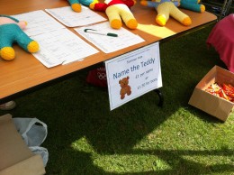 "Name the Teddy" stall...