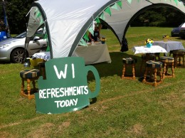 Our WI Cream Tea stall