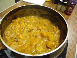 Ali's vegetable curry