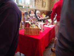 the Christmas Market Raffle at St. Mary's Church