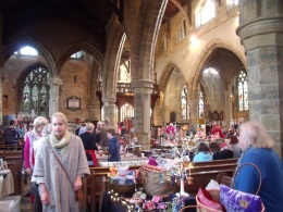 one more view of St. Mary's Church for the Adderbury Christmas Market last November