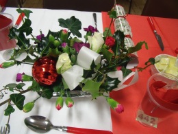 Diane's table decorations