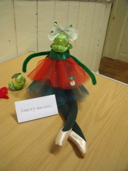 Darcy Brussel won the Best Dressed Sprout competition