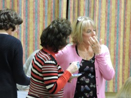 Stella Oakes and Diane