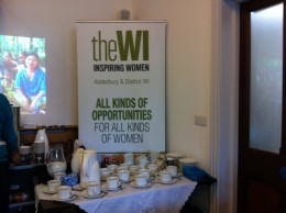 the WI Inspiring Women at the Fairtrade Fiesta