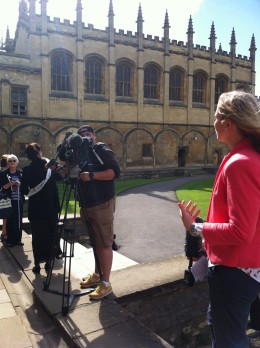 the BBC camera man poised for that shot!