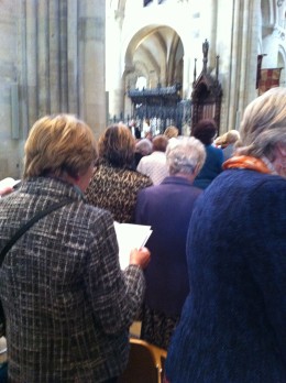 Standing up for the Hymns