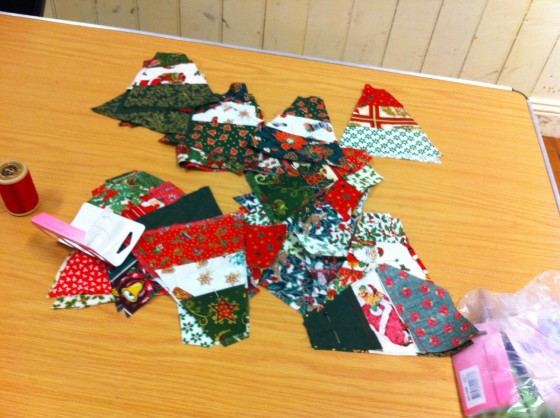 Christmas tree cut-outs