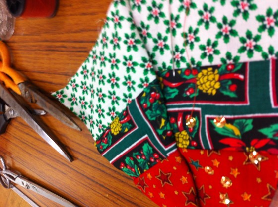 Christmas tree fabric