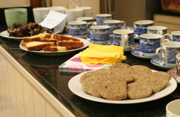 Refreshments are served - the Rocky Road treat was delicious xxx